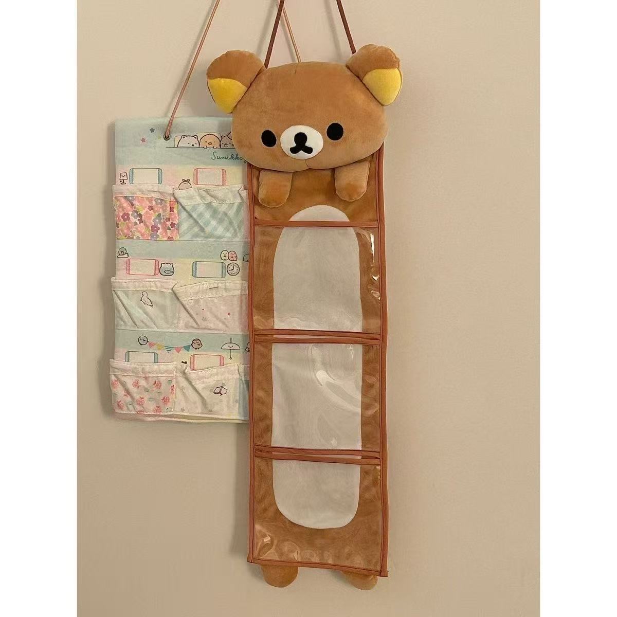 Home Goods Bathroom Accessories - Lovely Rilakkuma Wall-mounted Storage Bag Large-capacity