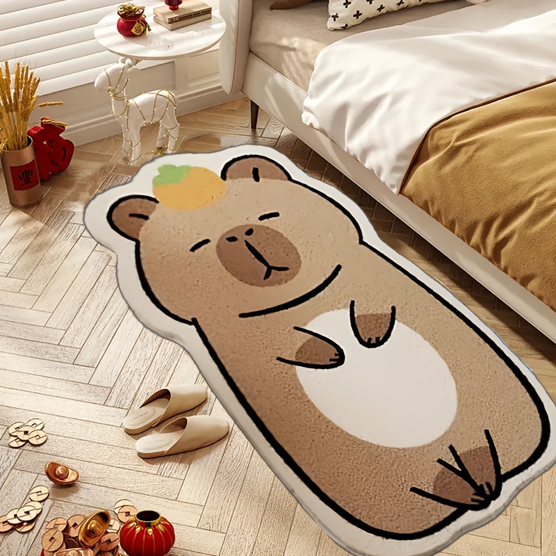 VIKAMA Cute Capybara Rug Warmt - Home Bathroom Floor Mats avaliação e preço