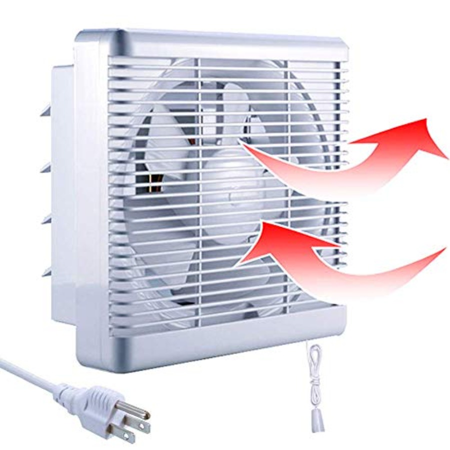 8 Window Shutter Exhaust Fan x - Home Bathroom Extractor Fan avaliação e preço