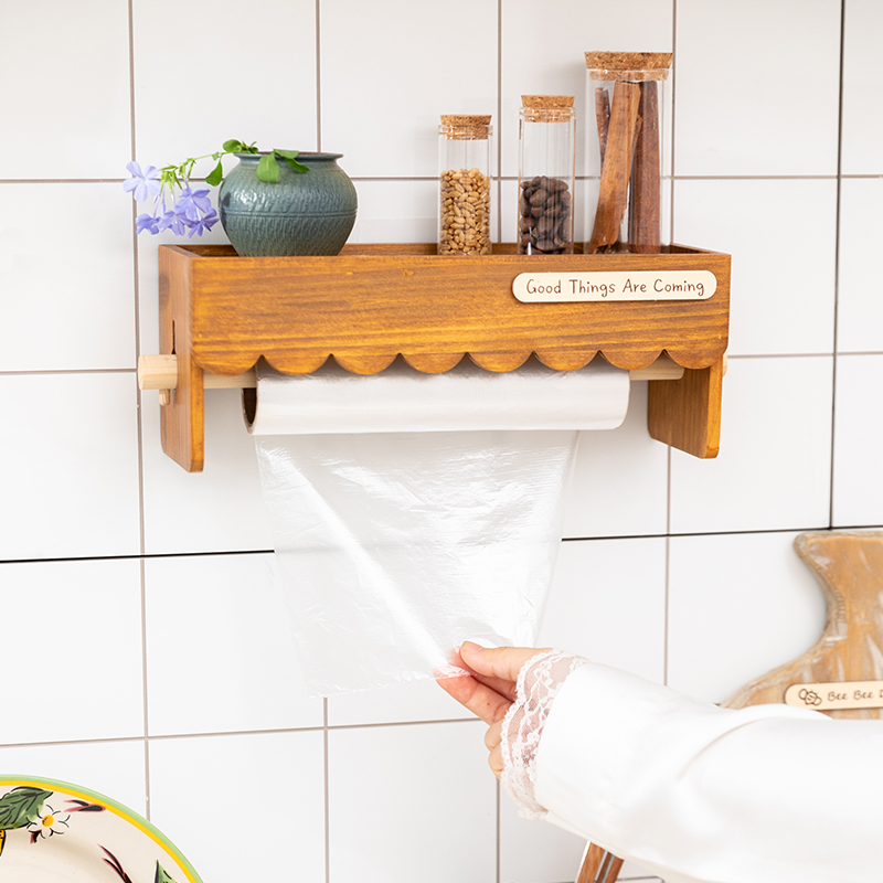 Wood Wall Mounted Paper Towel  - Home Bathroom Paper Towel Dispenser avaliação e preço