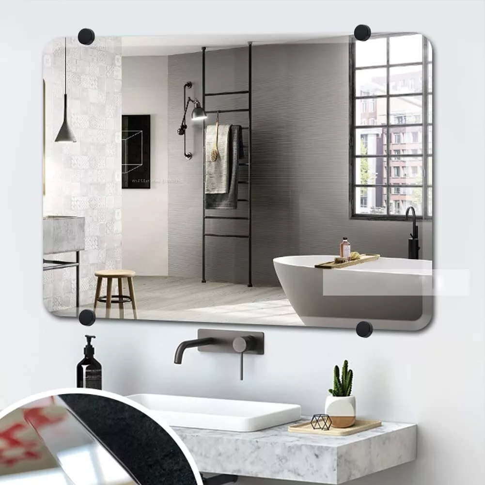 4 Set Mirror Clips Mirror Hang - Home Hardware Bathroom Mirrors avaliação e preço