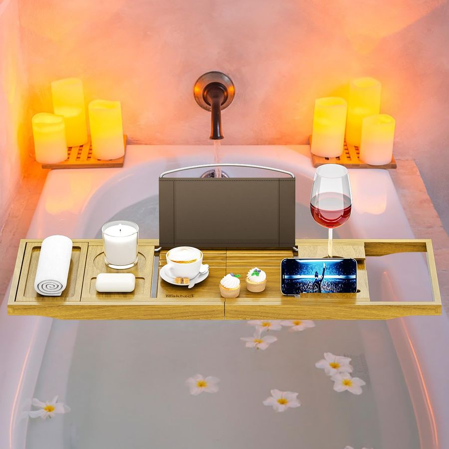 Accessories Cup Holders Bathtu - Bath Caddy Tray avaliação e preço