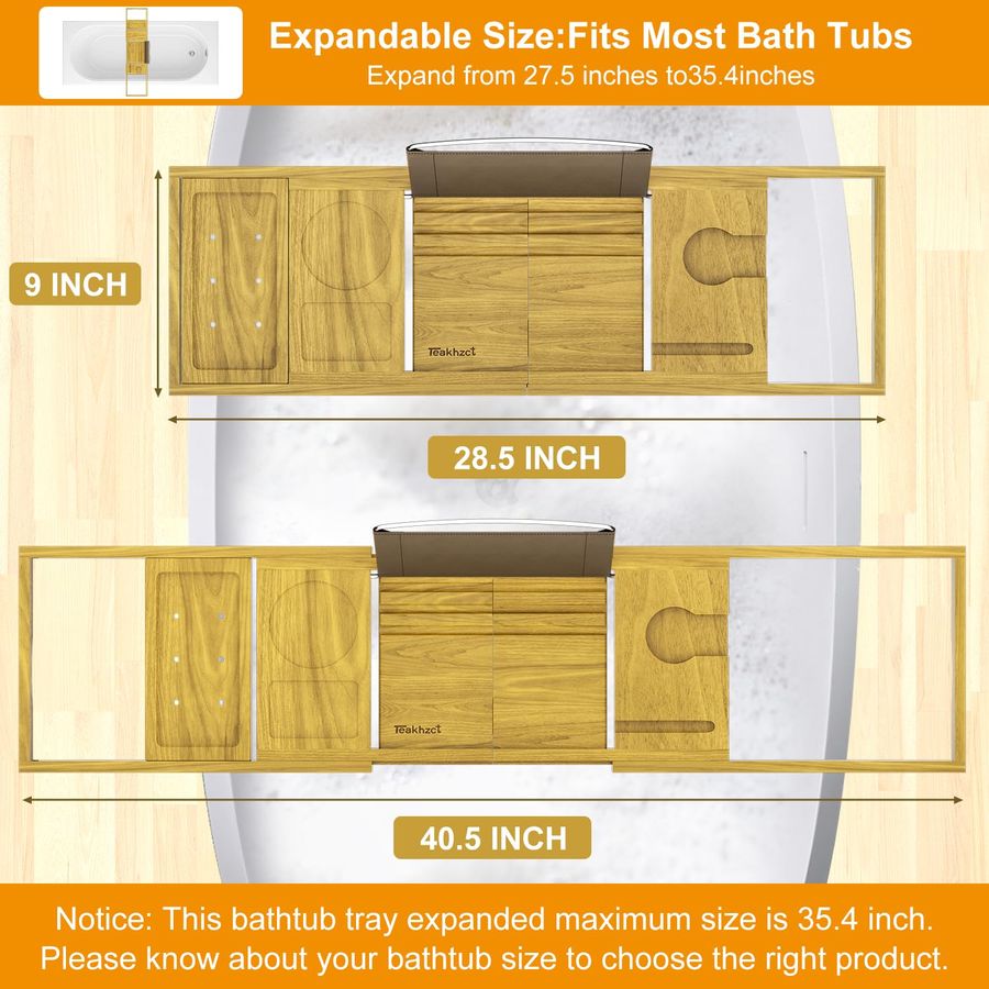 Accessories Cup Holders Bathtu - Bath Caddy Tray avaliação e preço