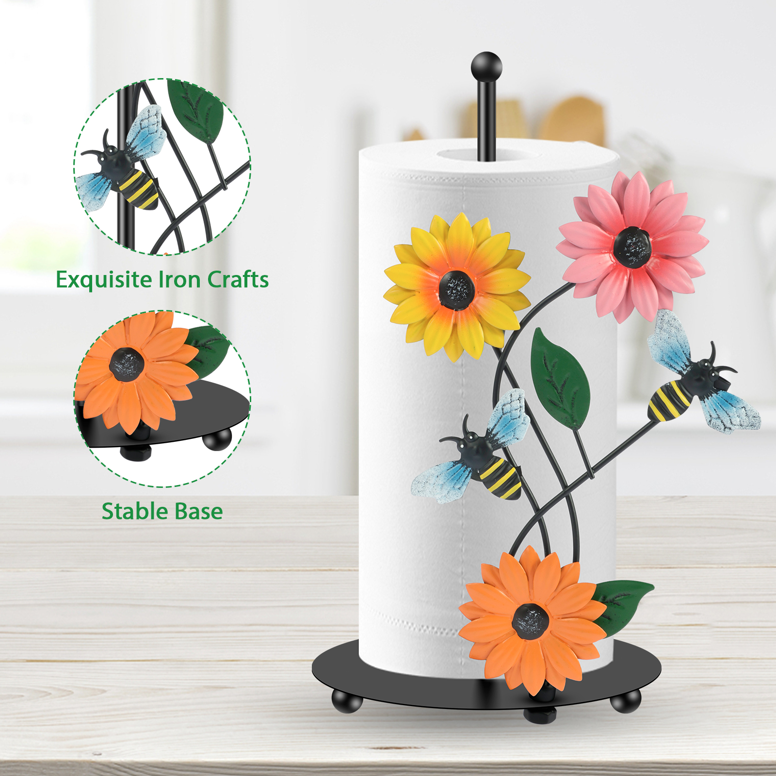 Sunflower Paper Towel Holder T - Home Bathroom Paper Towel Dispenser avaliação e preço