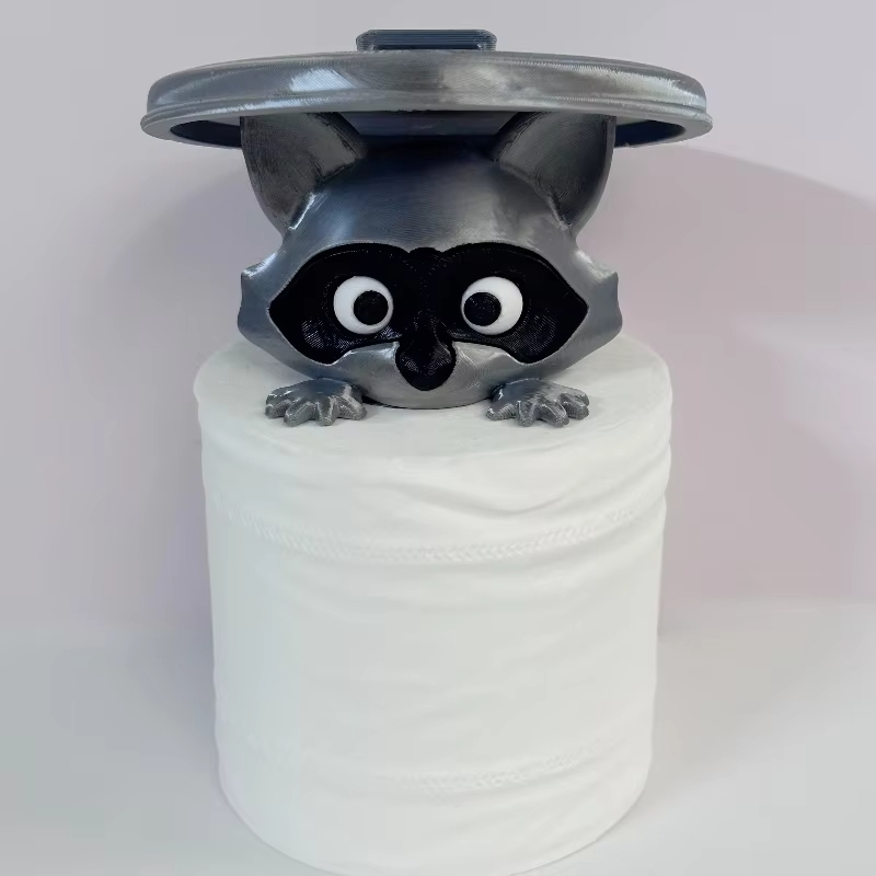 Cute Raccoon Toilet Paper Hold - Home Decor Bathroom Ideas avaliação e preço
