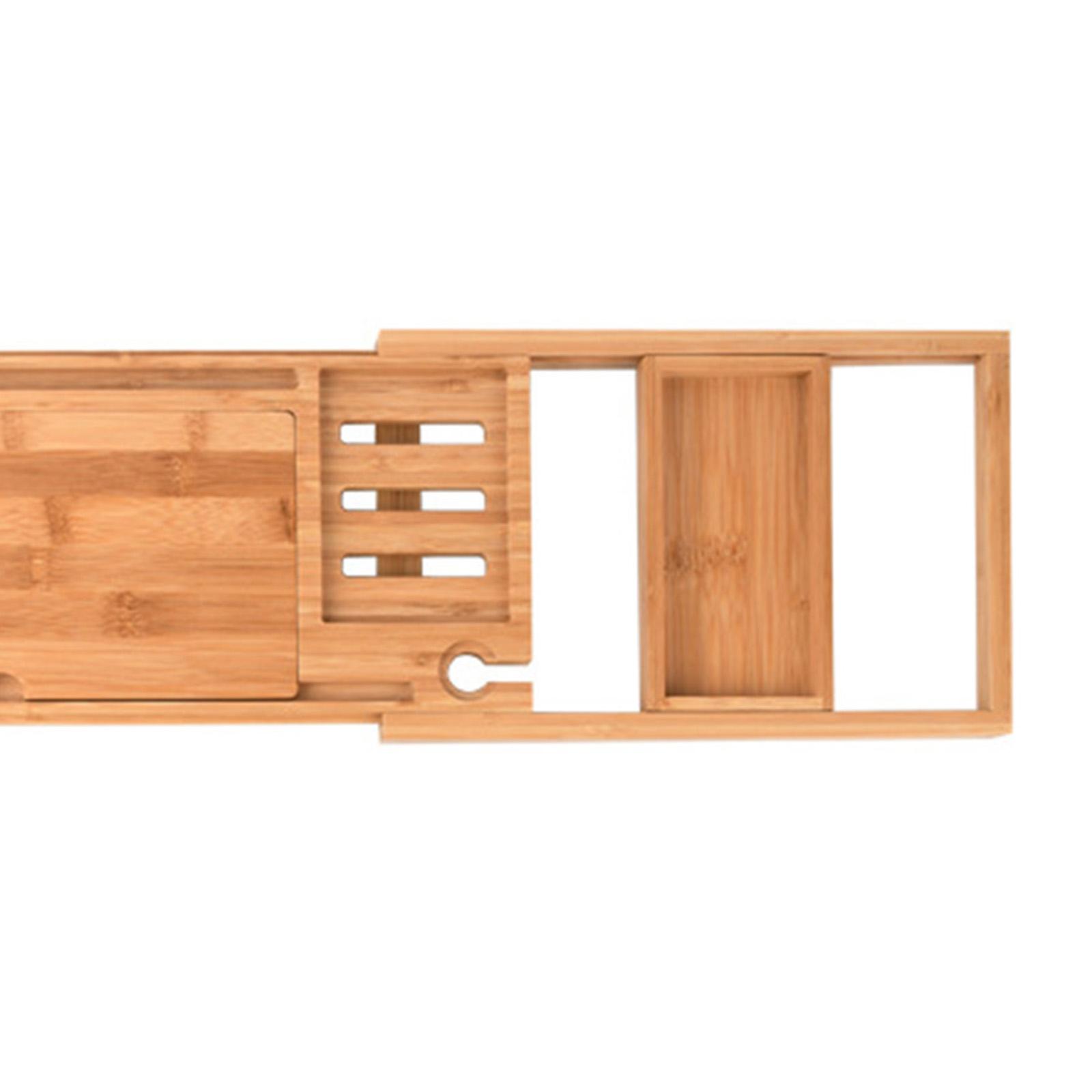 Premium Wooden Bathtub Caddy T - Bath Caddy Tray avaliação e preço