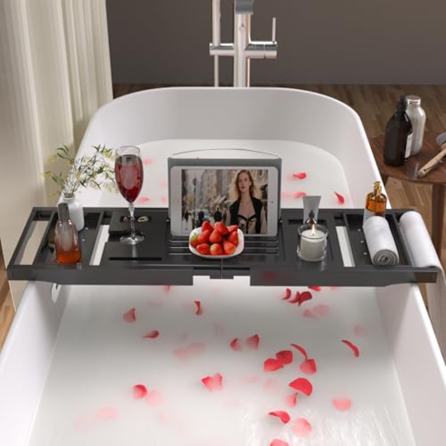 Bathtub Caddy Tray for Tub Bat - Bath Caddy Tray avaliação e preço