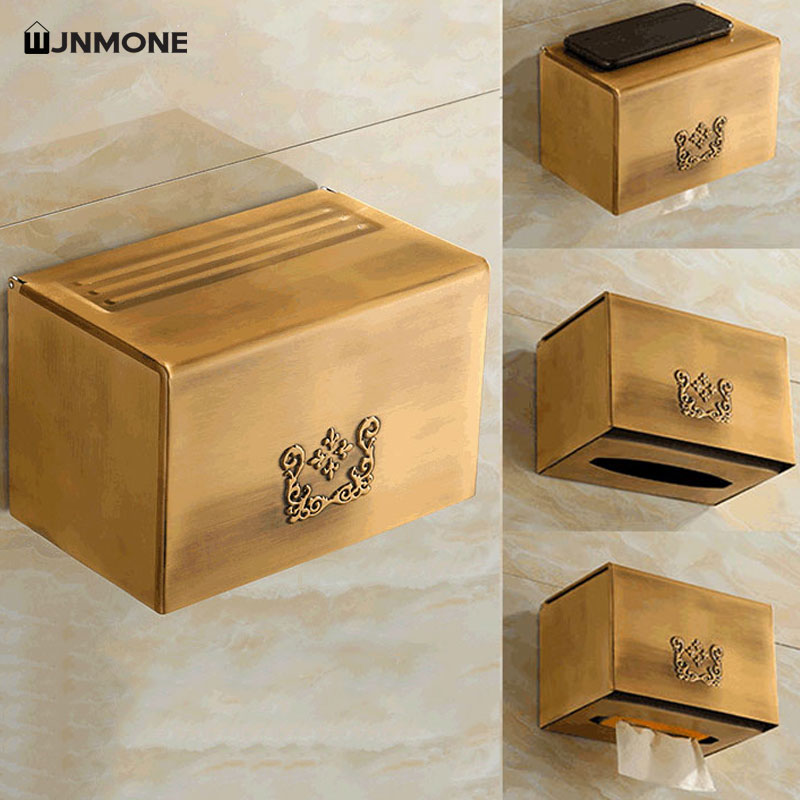 Tissue Box Holder Bathroom Wal - Home Bathroom Paper Towel Dispenser avaliação e preço
