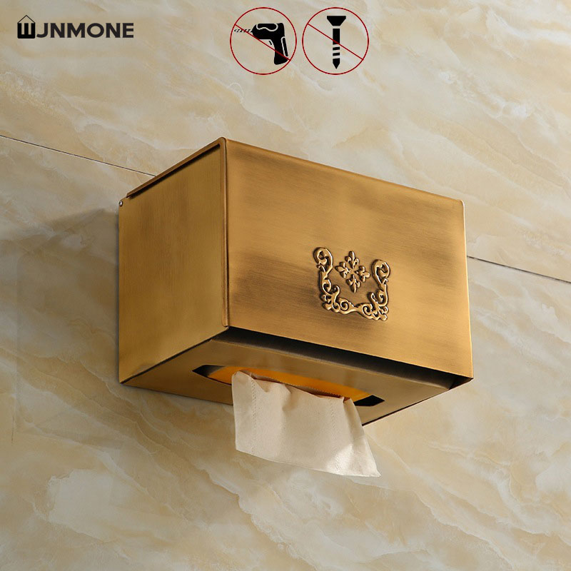 Tissue Box Holder Bathroom Wal - Home Bathroom Paper Towel Dispenser avaliação e preço