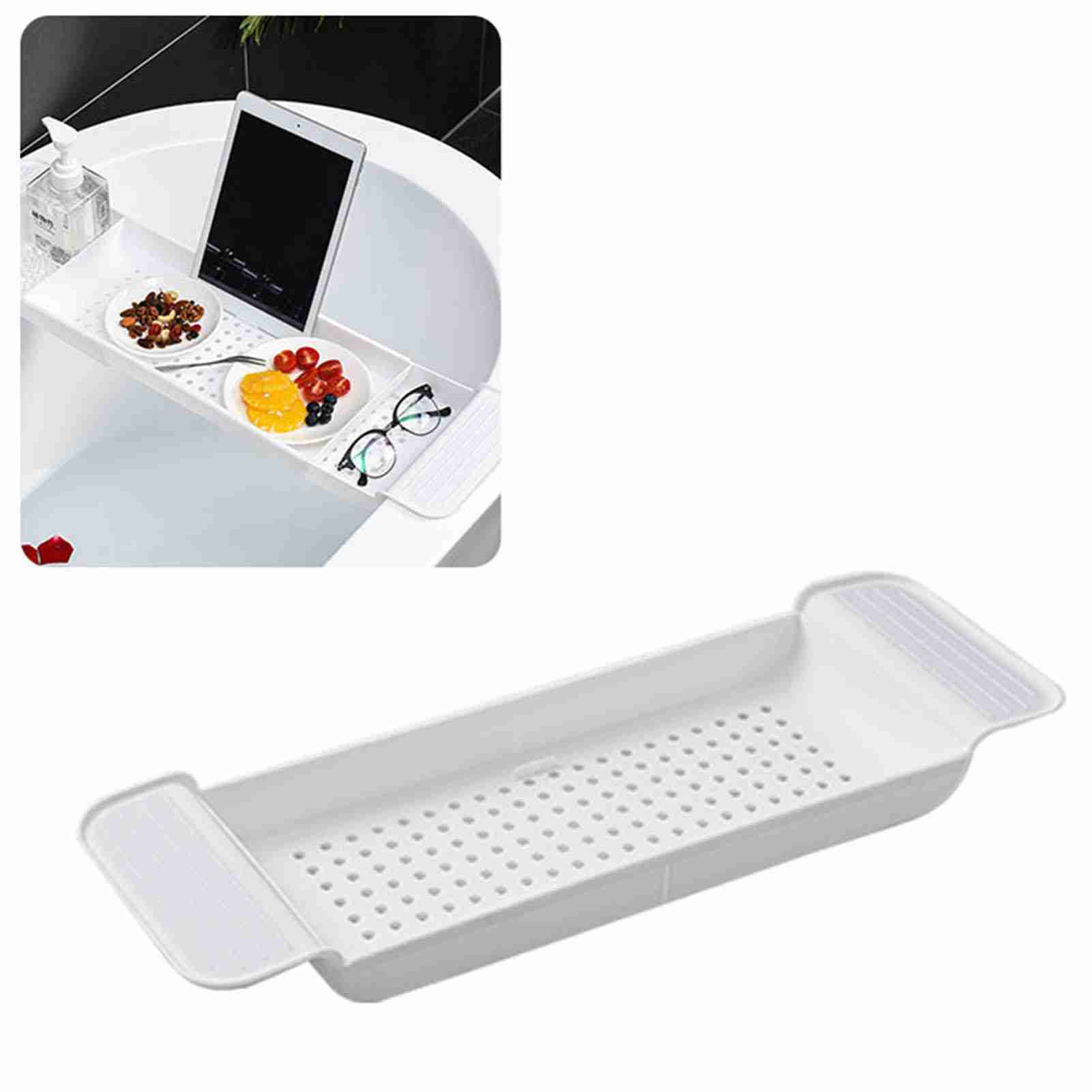 1Pc Expandable Bathtub Tray St - Bath Caddy Tray avaliação e preço