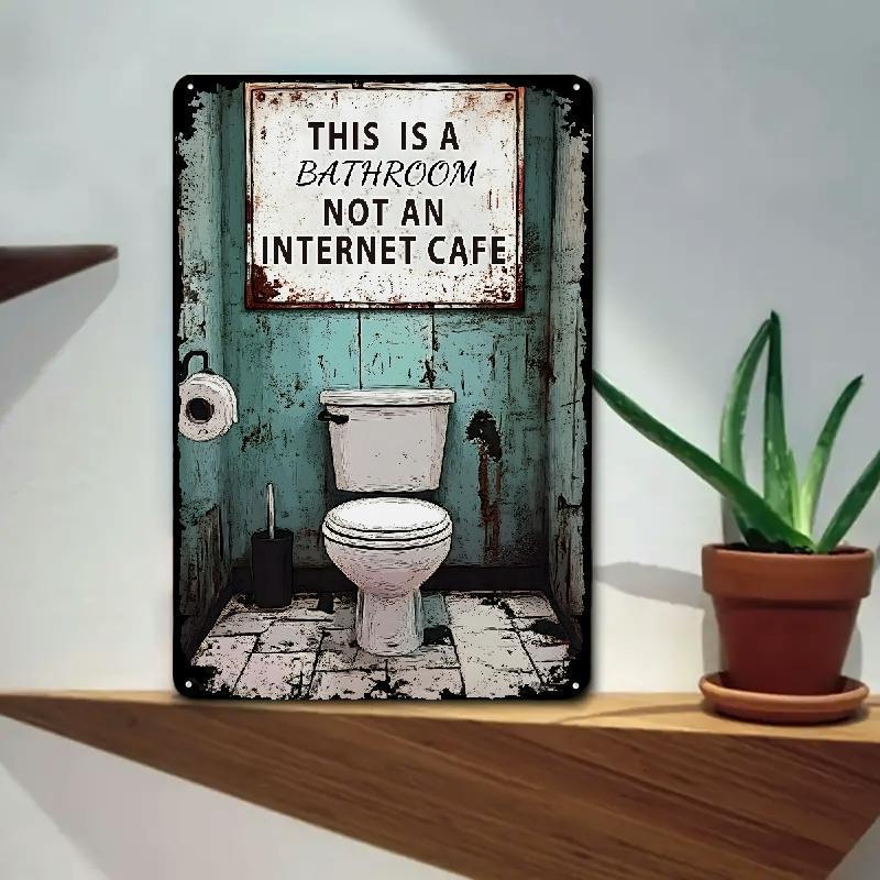 Funny Sarcastic Iron Bathroom  - Home Decor Bathroom Ideas avaliação e preço