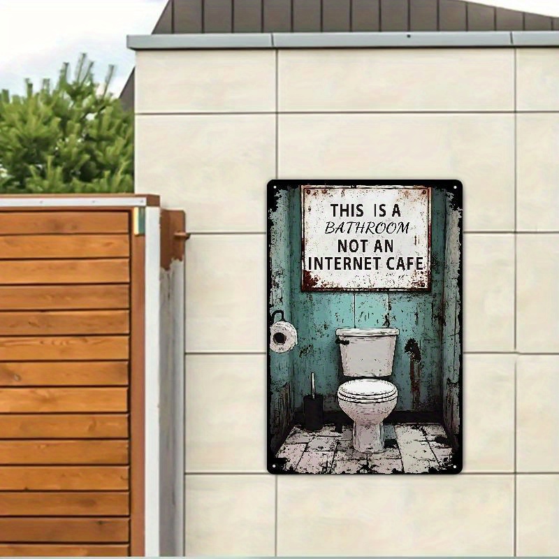 Funny Sarcastic Iron Bathroom  - Home Decor Bathroom Ideas avaliação e preço