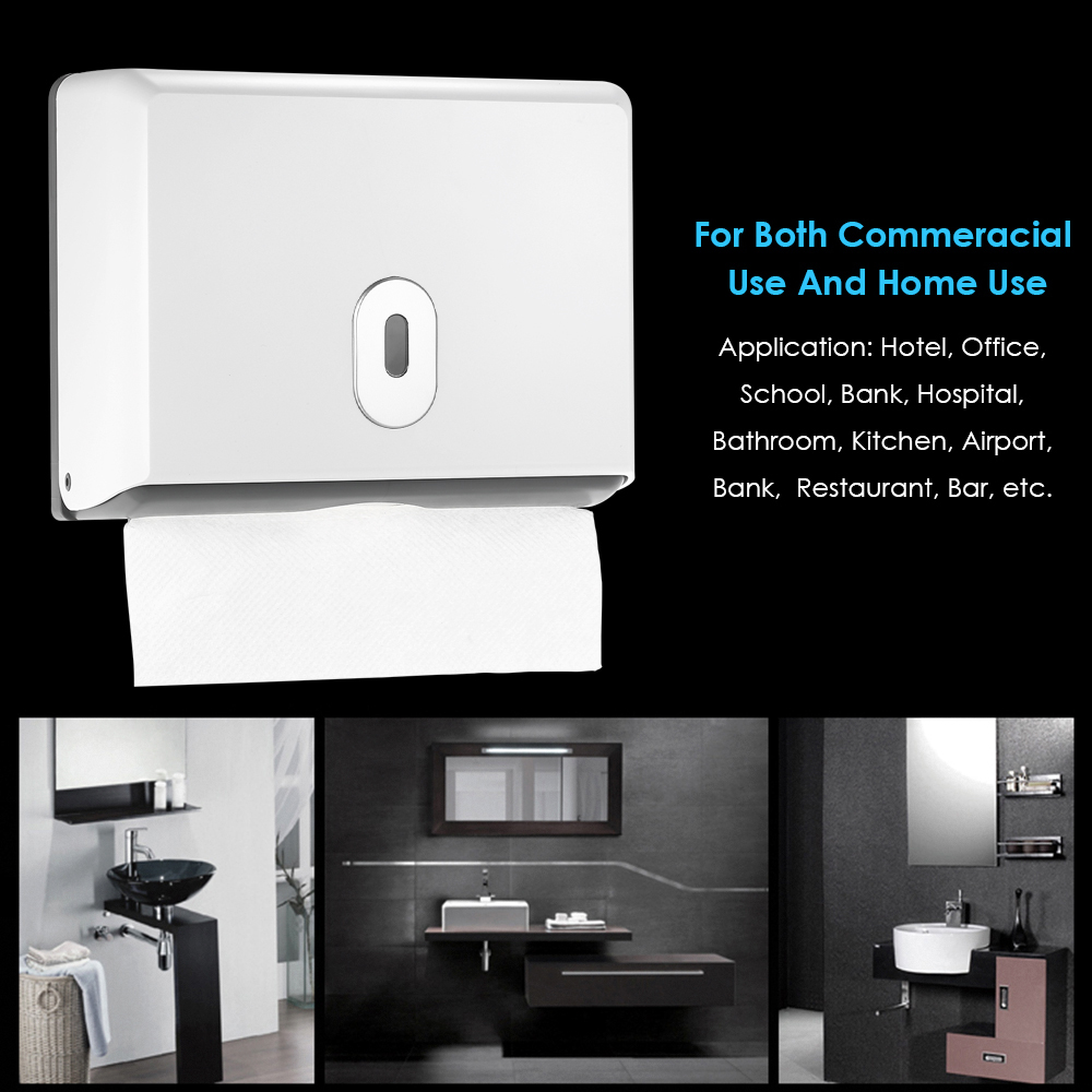 ABS Material Rectangular Wall- - Home Bathroom Paper Towel Dispenser avaliação e preço