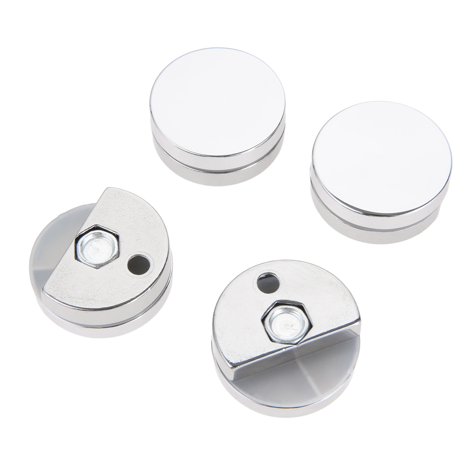 4Pcs 27mm Round Glass Clamp Mi - Home Hardware Bathroom Mirrors avaliação e preço