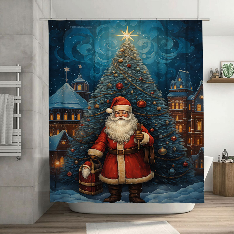 Tuniu Festive Santa Claus Bath - Home Decor Bathroom Ideas avaliação e preço