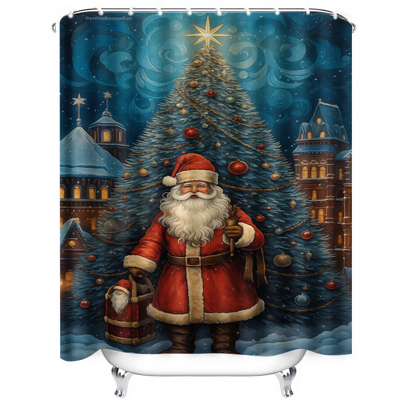 Tuniu Festive Santa Claus Bath - Home Decor Bathroom Ideas avaliação e preço