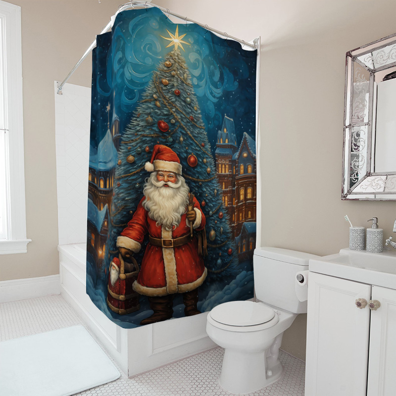 Tuniu Festive Santa Claus Bath - Home Decor Bathroom Ideas avaliação e preço
