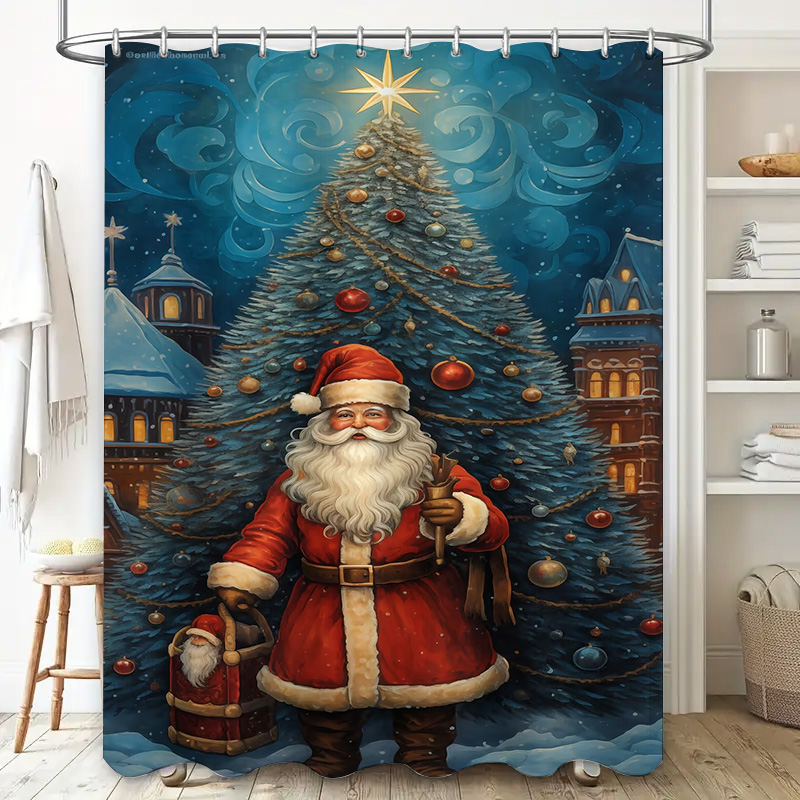 Tuniu Festive Santa Claus Bath - Home Decor Bathroom Ideas avaliação e preço
