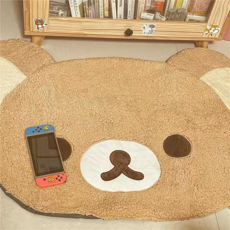 Cartoon Rilakkumas Plush Rug K - Home Bathroom Floor Mats avaliação e preço