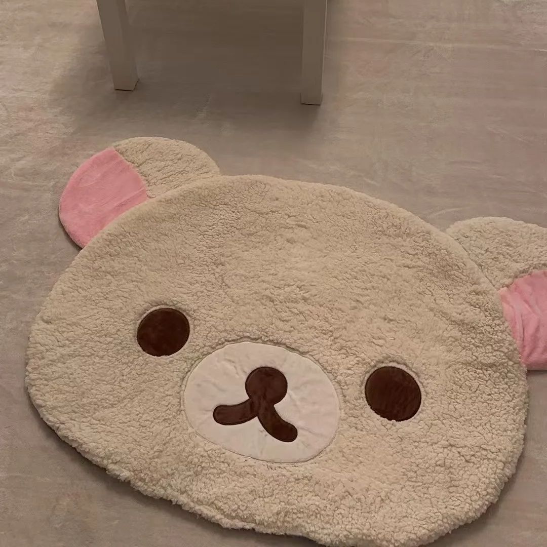 Cartoon Rilakkumas Plush Rug K - Home Bathroom Floor Mats avaliação e preço