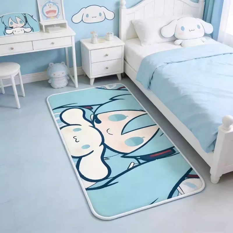 Cartoon animation Hatsune Miku - Home Bathroom Floor Mats avaliação e preço