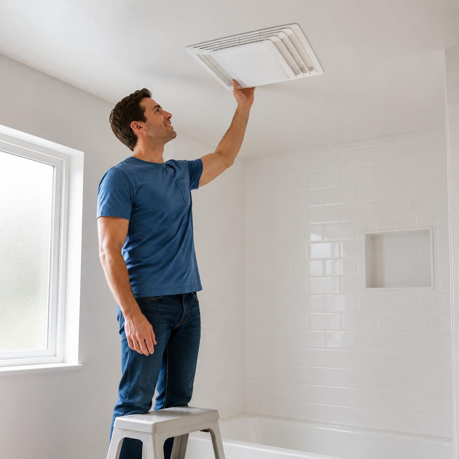 Bathroom Exhaust Fan Cover Too - Home Bathroom Vent Fans avaliação e preço