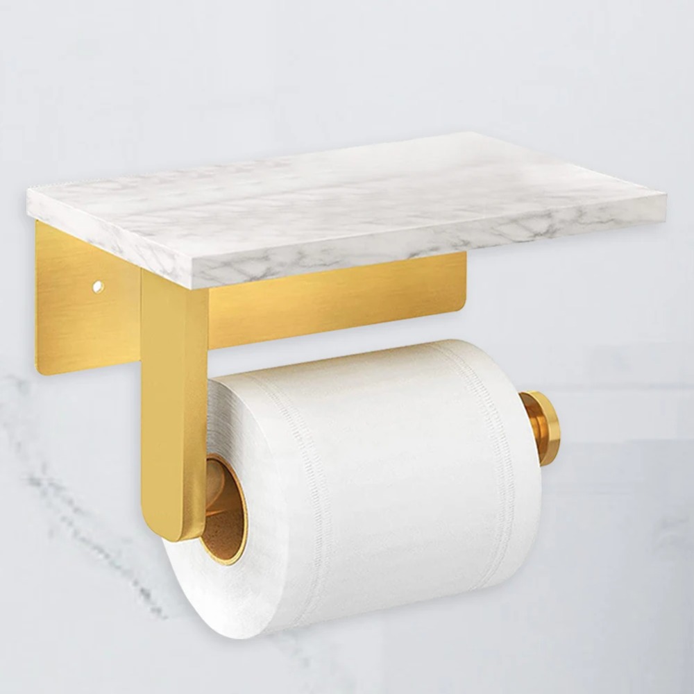 Marble Paper Storage Rack Meta - Home Bathroom Paper Towel Dispenser avaliação e preço