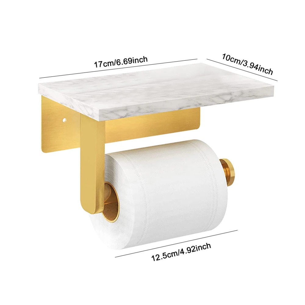 Marble Paper Storage Rack Meta - Home Bathroom Paper Towel Dispenser avaliação e preço
