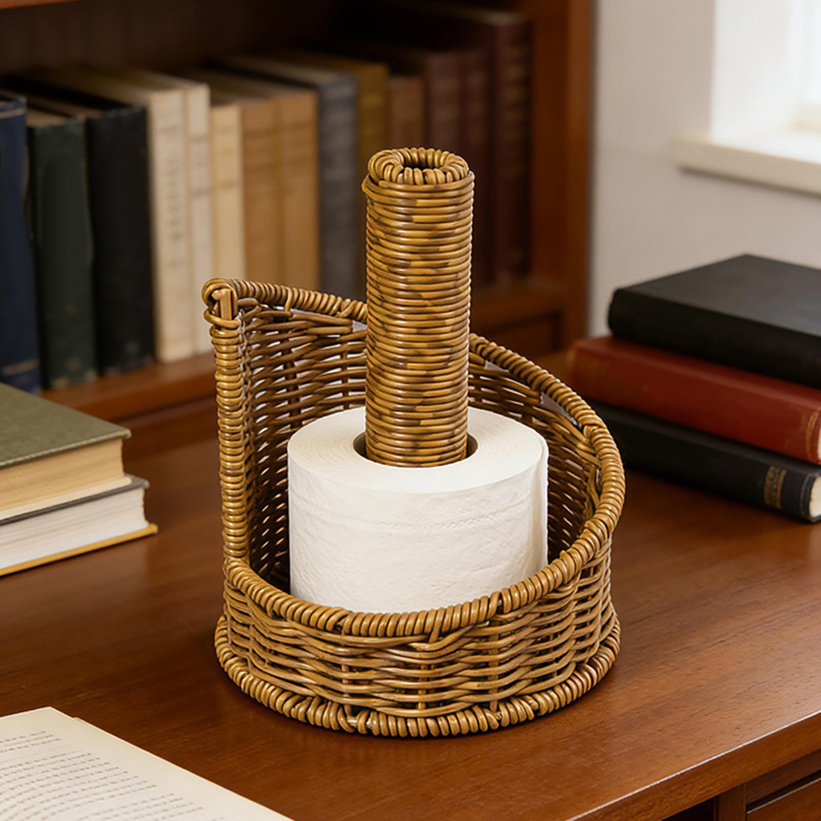 Farmhouse Toilet Paper Holder  - Home Bathroom Paper Towel Dispenser avaliação e preço