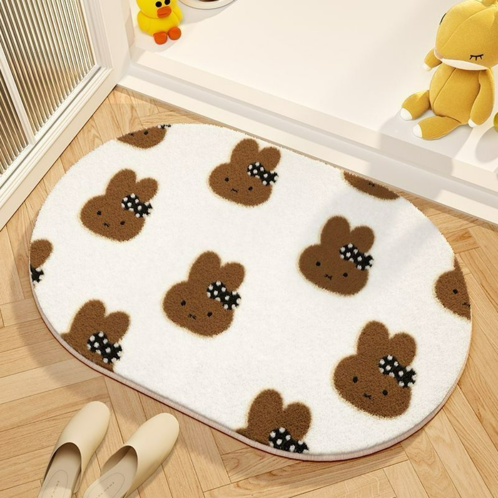 Miffy Cartoon Floor Mat Soft I - Home Bathroom Floor Mats avaliação e preço
