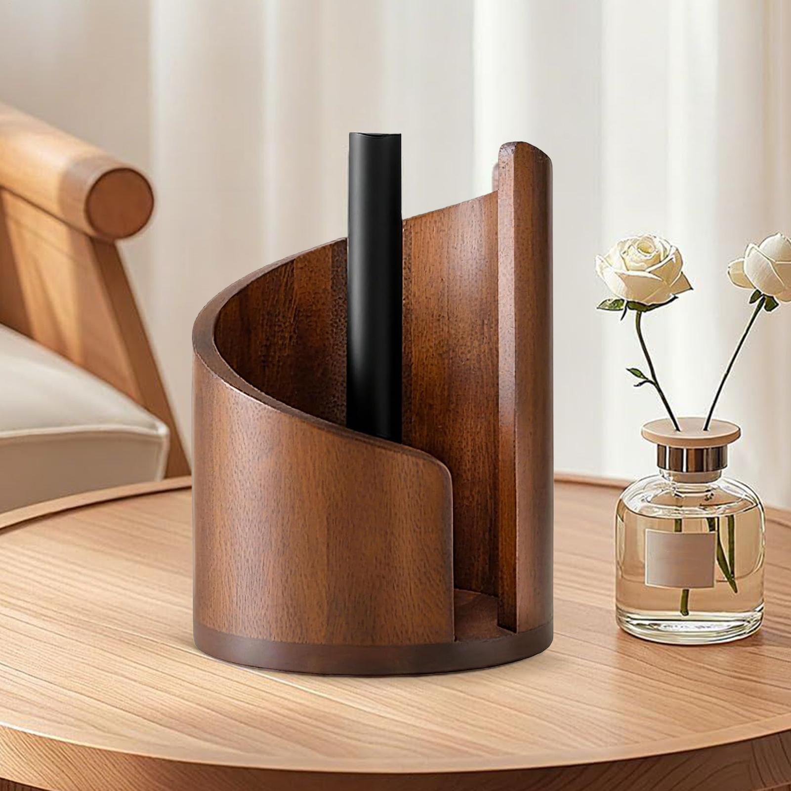 Wood Paper Towel Holder Farmho - Home Bathroom Paper Towel Dispenser avaliação e preço