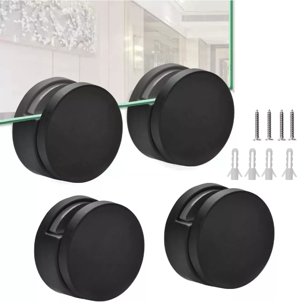 4pcs Glass Mirror Clamp Fixing - Home Hardware Bathroom Mirrors avaliação e preço