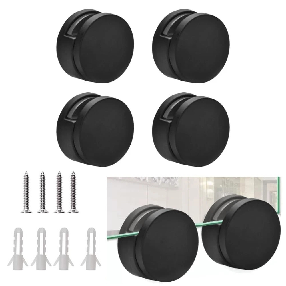 4pcs Glass Mirror Clamp Fixing - Home Hardware Bathroom Mirrors avaliação e preço
