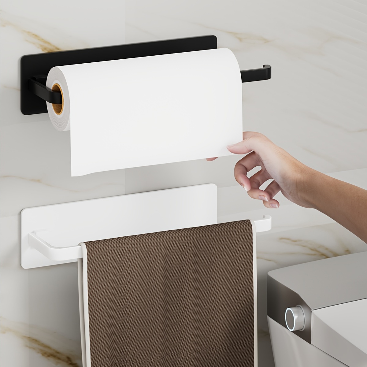 Amoichic Modern Kitchen Paper  - Home Bathroom Paper Towel Dispenser avaliação e preço