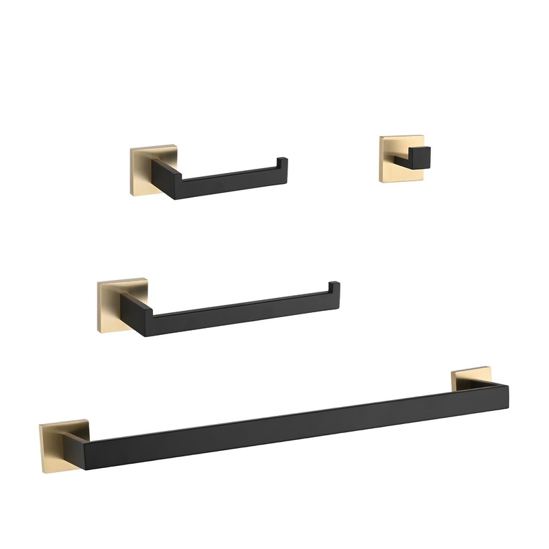 4-Piece Bathroom Hardware Set, - Home Hardware Bathroom Mirrors avaliação e preço
