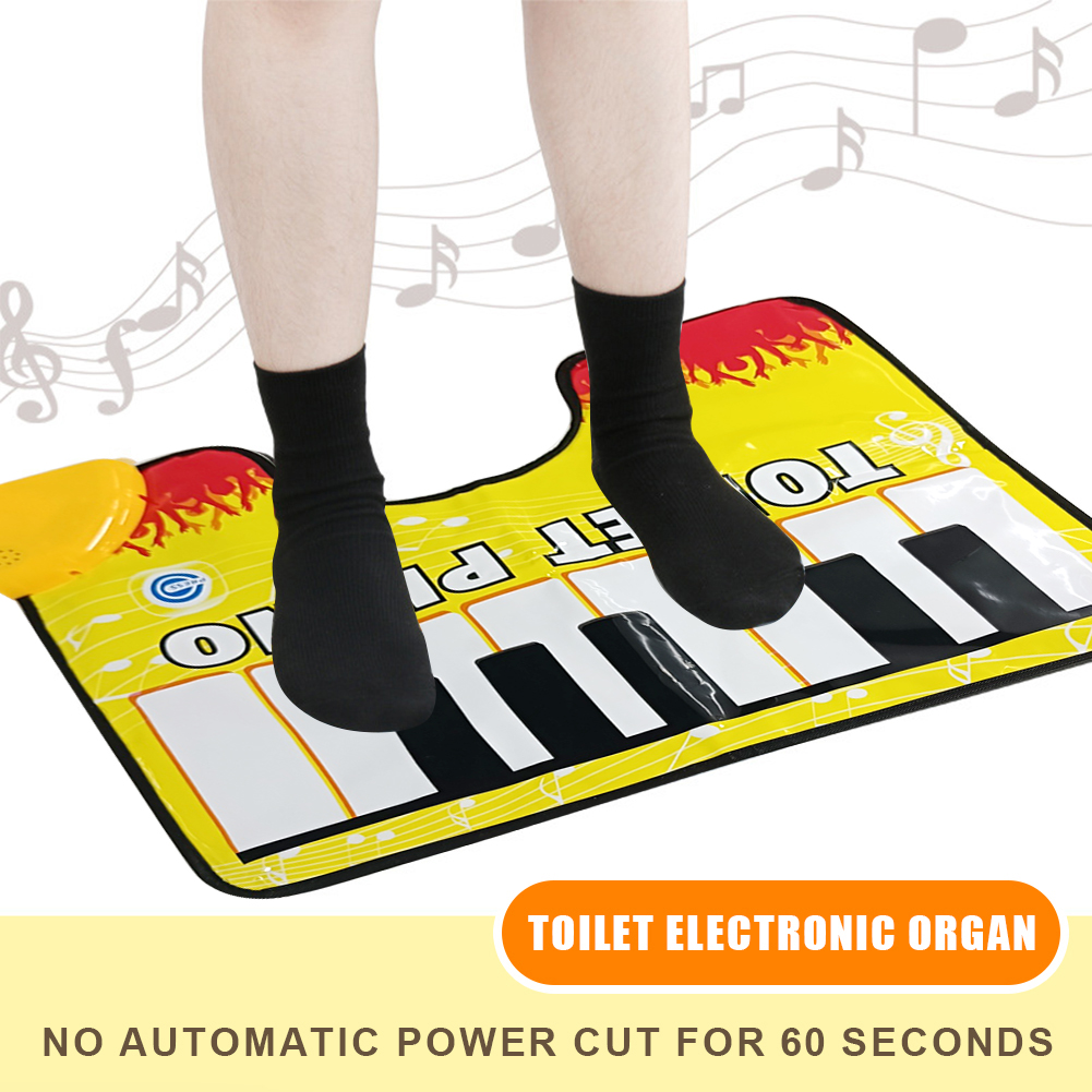 Toilet Piano Mat Novelty Potty - Home Bathroom Floor Mats avaliação e preço