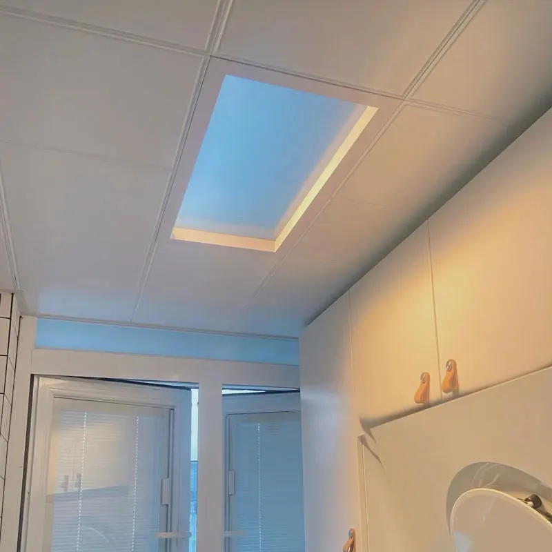 Artificial Sunlight LED Skylig - Home Bathroom Exhaust Fan avaliação e preço