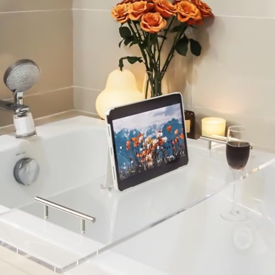 Acrylic Bathtub Tray Bathtub T - Bath Caddy Tray avaliação e preço