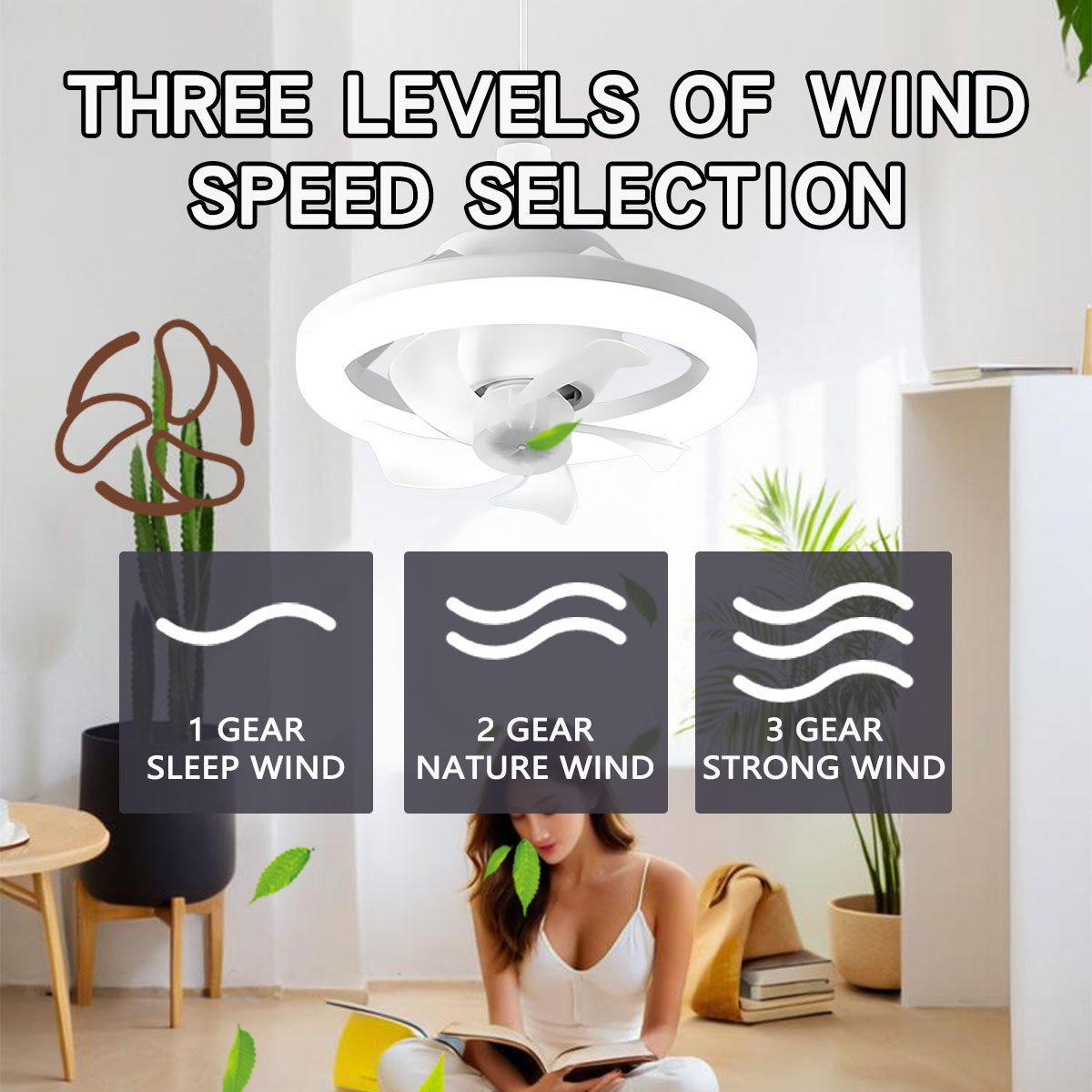 360°Rotating E27 Ceiling Fan B - Home Bathroom Exhaust Fan avaliação e preço