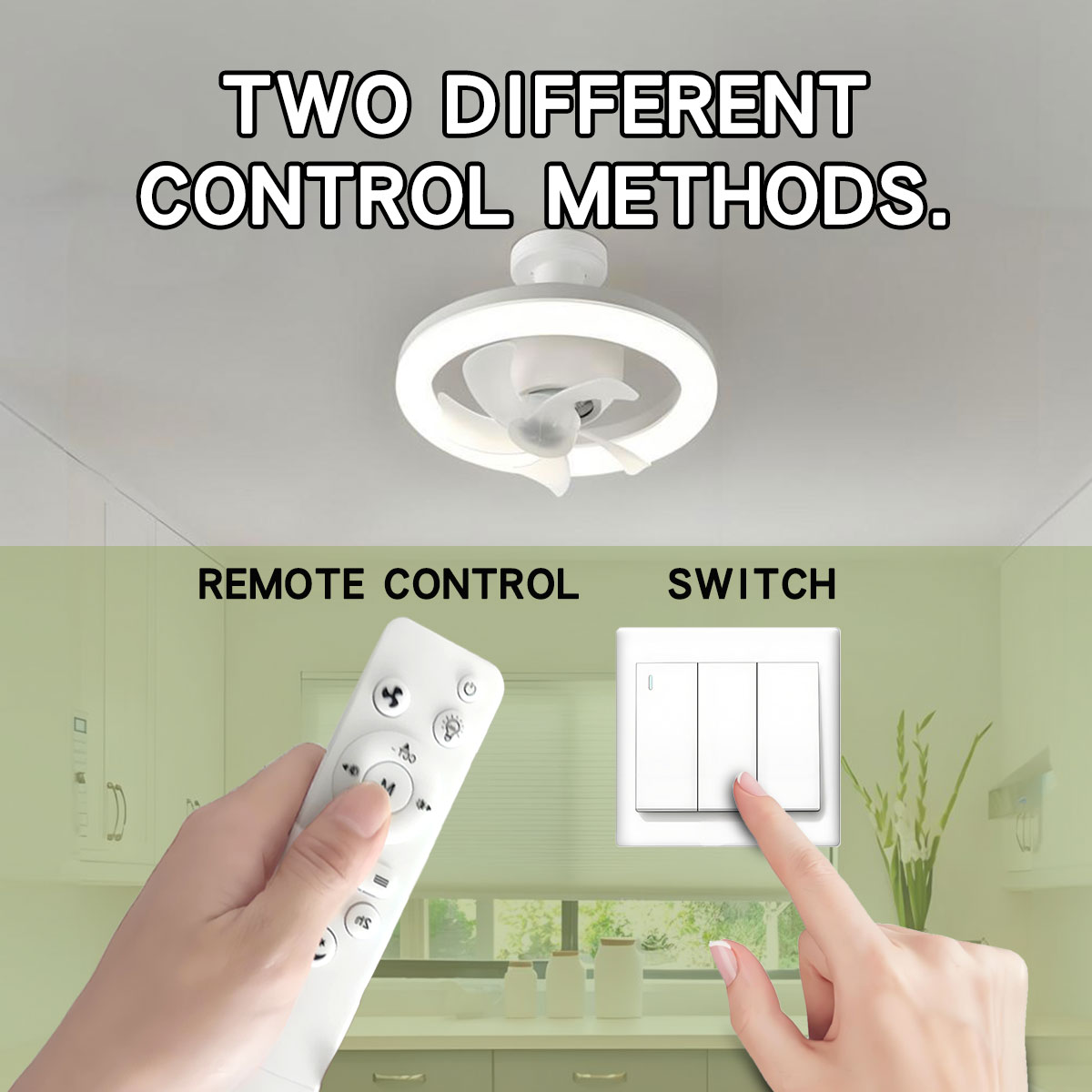 360°Rotating E27 Ceiling Fan B - Home Bathroom Exhaust Fan avaliação e preço