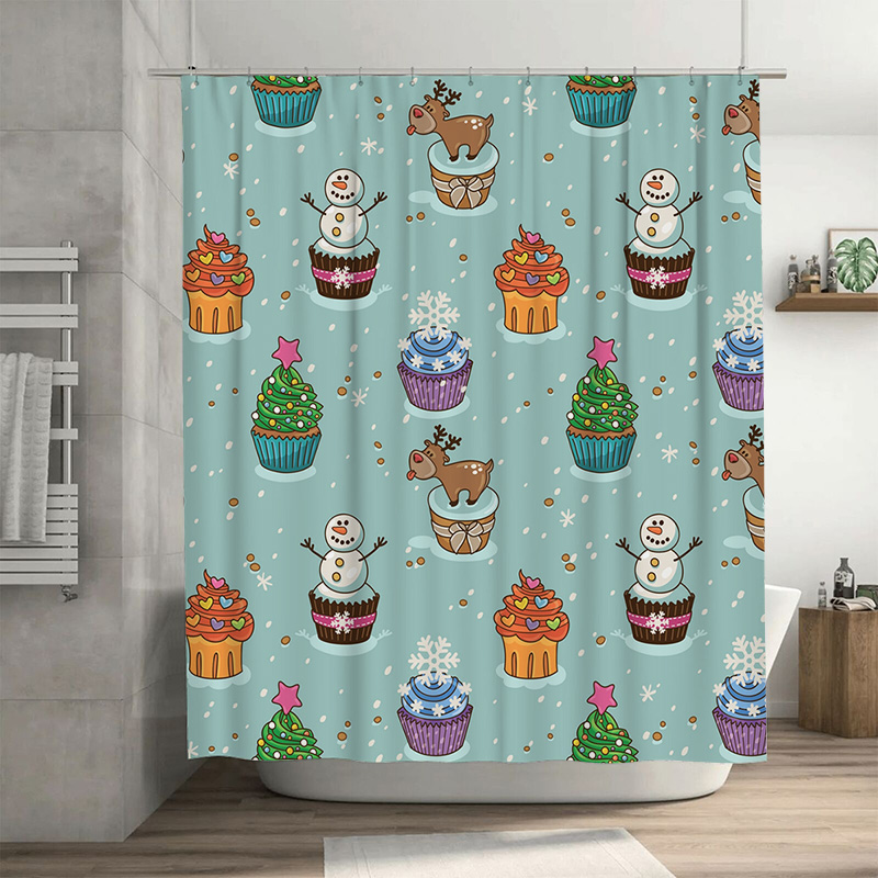 TU Charming Christmas Shower C - Home Decor Bathroom Ideas avaliação e preço