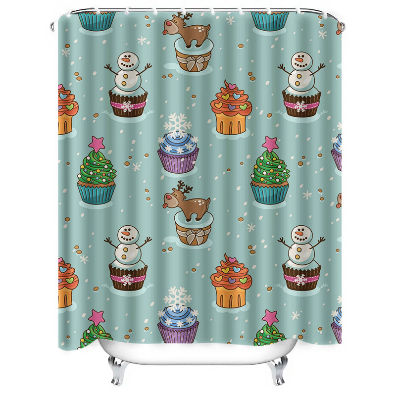 TU Charming Christmas Shower C - Home Decor Bathroom Ideas avaliação e preço