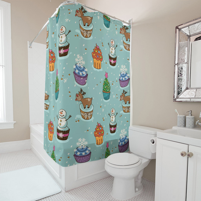 TU Charming Christmas Shower C - Home Decor Bathroom Ideas avaliação e preço