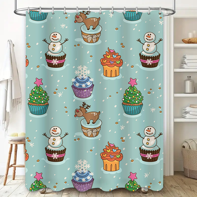 TU Charming Christmas Shower C - Home Decor Bathroom Ideas avaliação e preço