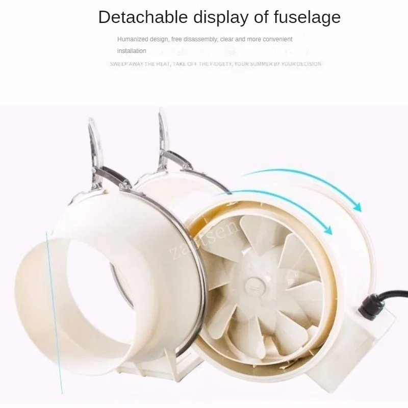 4/5/6 inch 110-220V Exhaust Fa - Home Bathroom Extractor Fan avaliação e preço