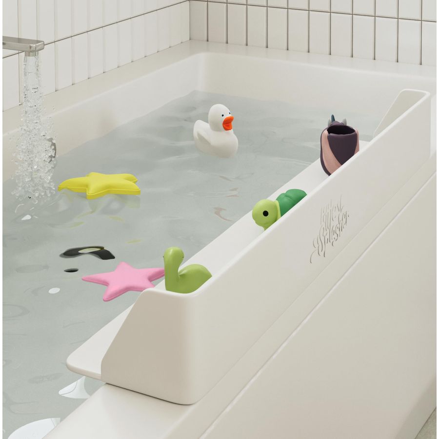 Bathtub Splash Guard Play Shel - Bath Caddy Tray avaliação e preço