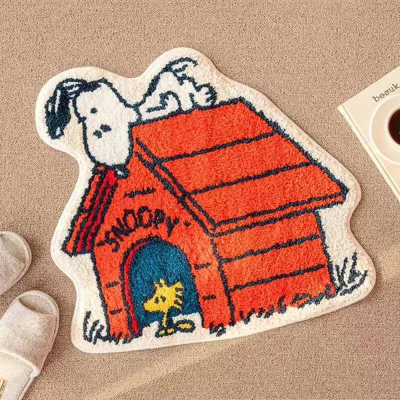 Lovely Snoopy Cartoon Floor Ma - Home Bathroom Floor Mats avaliação e preço