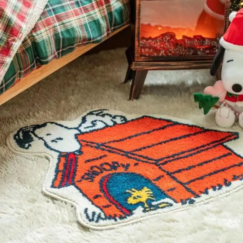 Lovely Snoopy Cartoon Floor Ma - Home Bathroom Floor Mats avaliação e preço