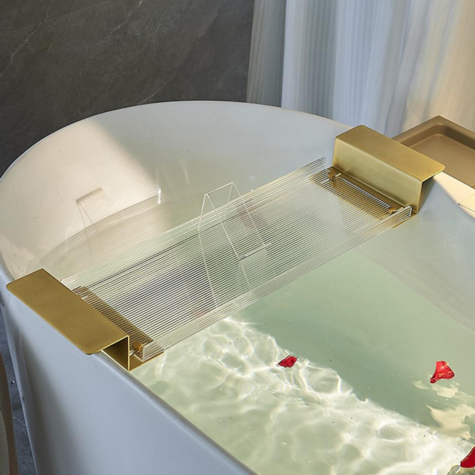 Acrylic Bathtub Tray Extendabl - Bath Caddy Tray avaliação e preço
