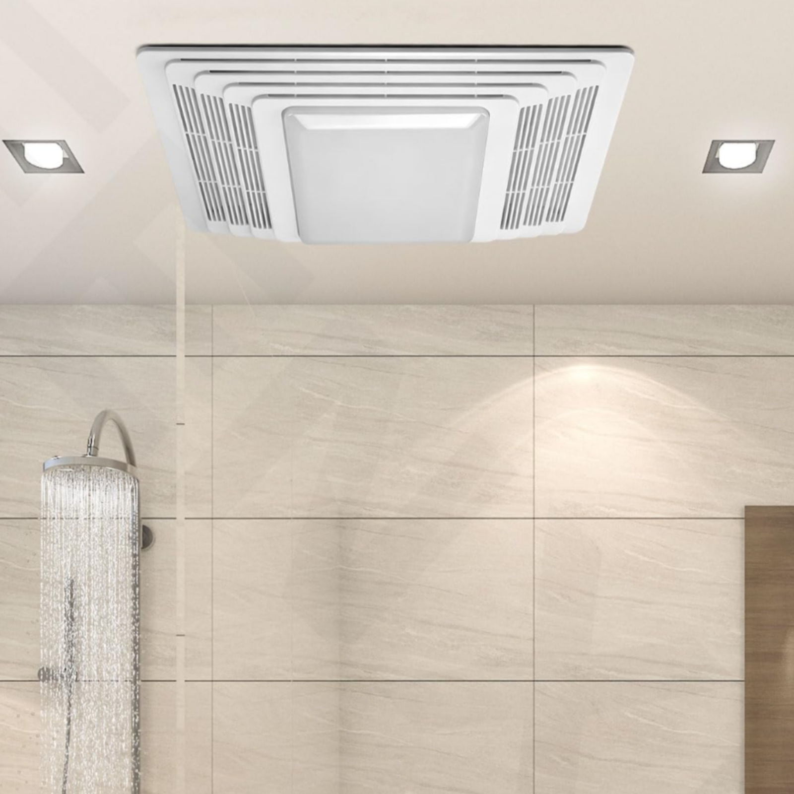 Bathroom Exhaust Fan Cover Whi - Home Bathroom Vent Fans avaliação e preço